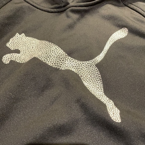 NWoT sz M (8-10) Puma Hoodie ✨ sparkly logo - Picture 2 of 5